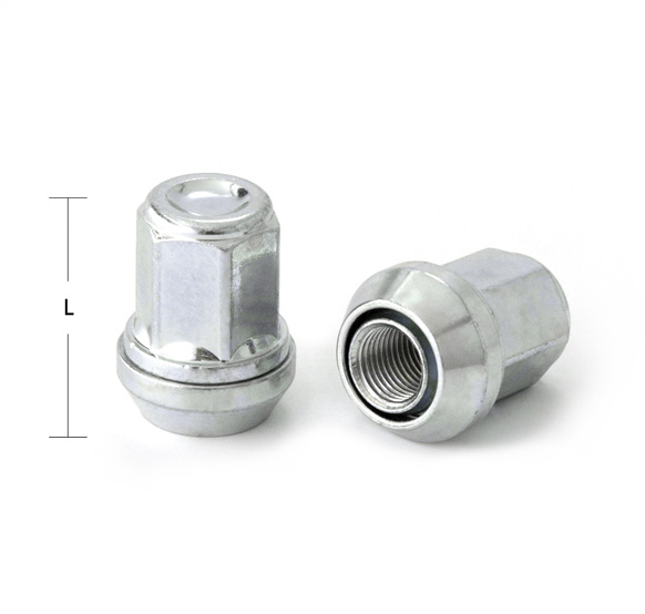 Гайка M12x1,25 34, hex19, конус PCD, закрытая, Цинк, DV2LE BC