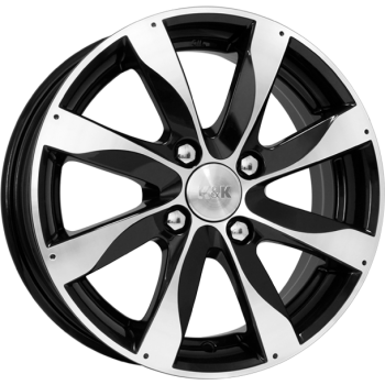 Диск   К&К  Джемини-оригинал (6,0х15  4x100    ET 40    DIA   60,1   алмаз черный)