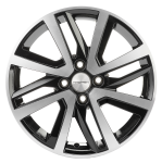 Диск   Khomen  KHW1609 (16_Rio II/Solaris II) (6,0х16  4x100    ET 46    DIA   54,1   BLACK-FP)