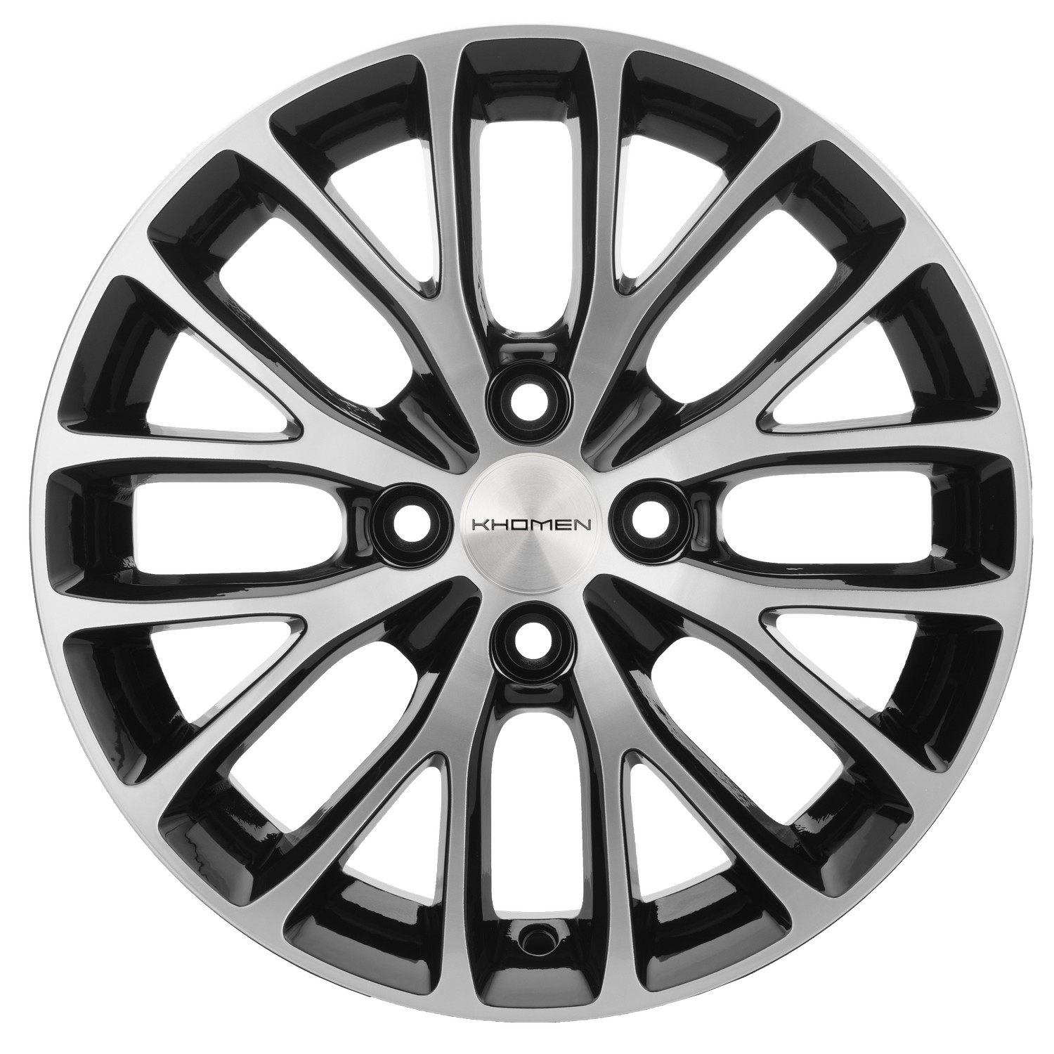 Диск   Khomen  KHW1506 (ZV 15_Lada Granta) (6,0х15  4x98    ET 36    DIA   58,6   BLACK-FP)