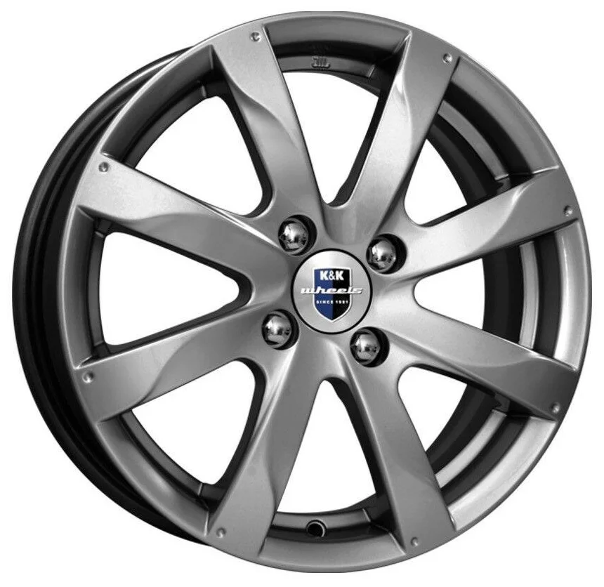 Диск   К&К  Джемини-оригинал (5,5х14  4x100    ET 49    DIA   56,6   дарк платинум)