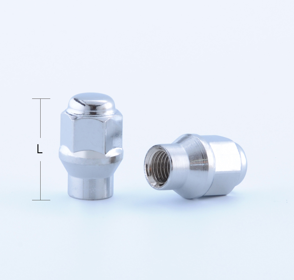 Гайка M12x1,5 17, hex19, конус, открытая, CH, H-1107S
