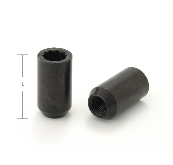 Гайка M12x1,5 32, спец, blister 20+1, BLACK, JN-302