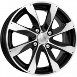 Диск   К&К  Джемини-оригинал (5,5х14  4x100    ET 49    DIA   56,6   алмаз черный)