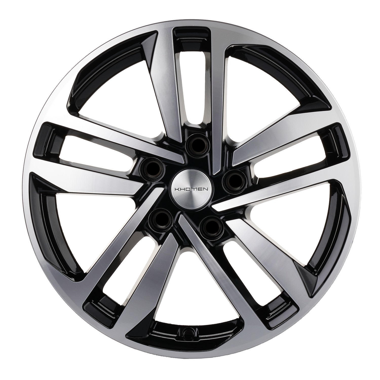 Диск   Khomen  KHW1612 (ZV_16 Polo) (6,5х16  5x100    ET 39    DIA   57,1   BLACK-FP)
